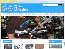 Tablet Screenshot of belfieldbikeshop.com